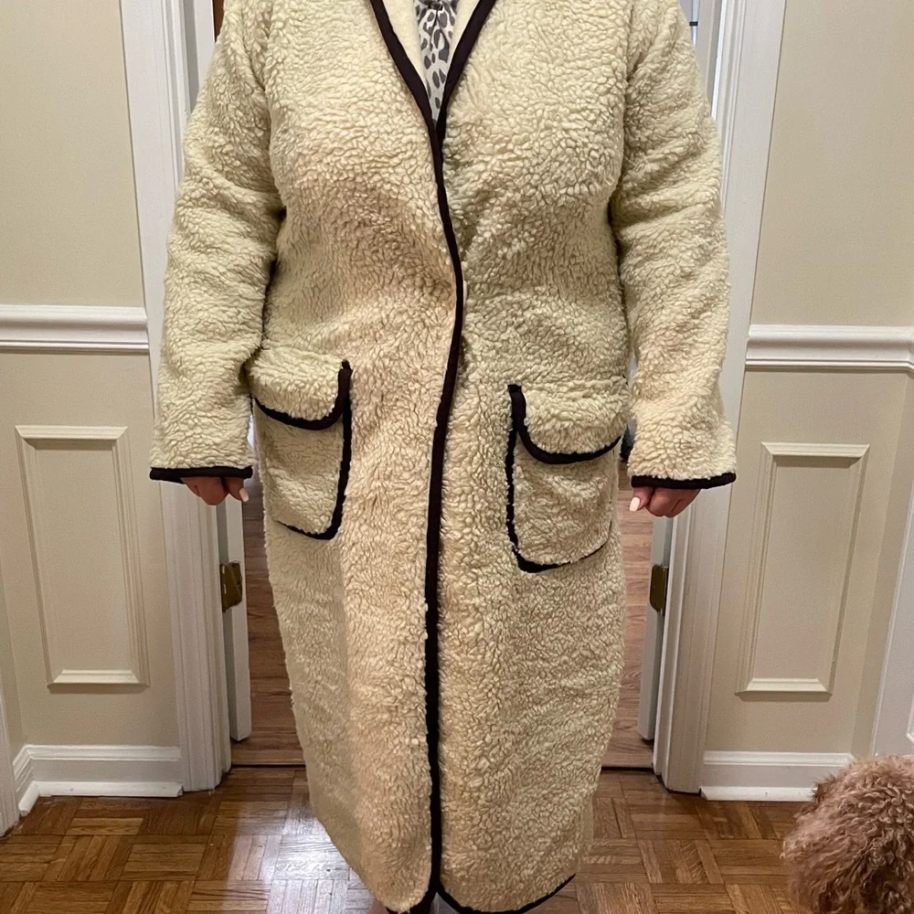 Long Sherpa Jacket - Picture 1 of 5